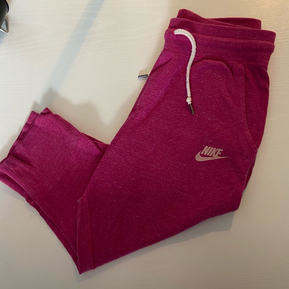Kids Hot pink Capri joggers